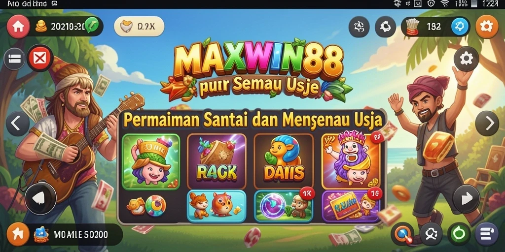 Tampilan menarik dari game MAXWIN88 yang menampilkan gameplay seru.
