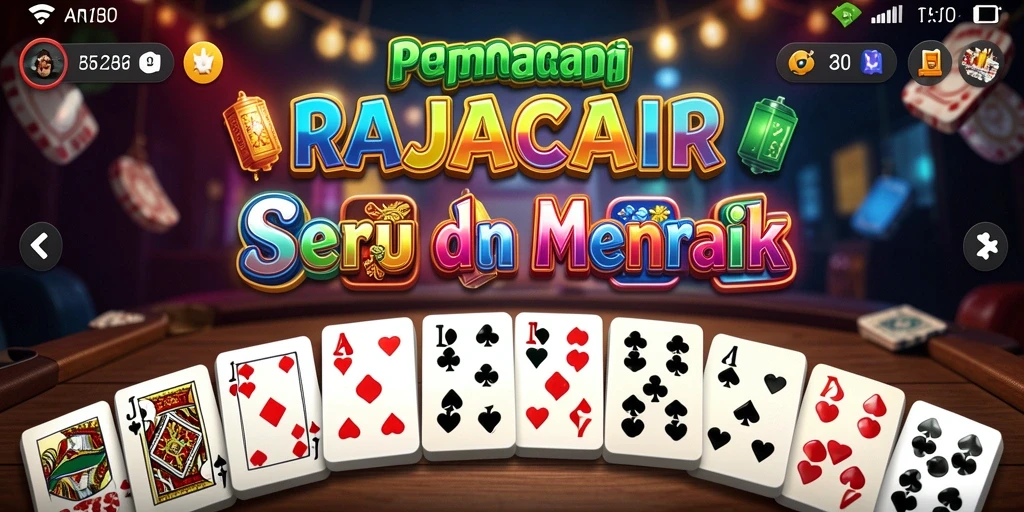 Screenshot gameplay RAJACAIR menampilkan keseruan bermain Domino.