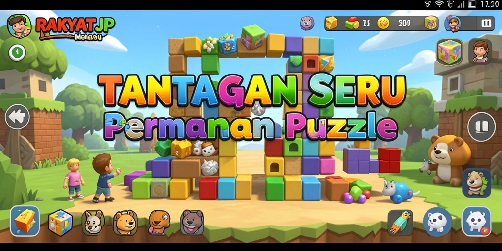 Tampilan gameplay RAKYATJP yang seru dan menantang.